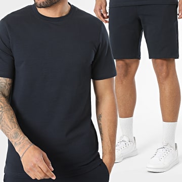 Classic Series - Ensemble Tee Shirt Et Short Jogging Morpheus Bleu Marine