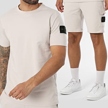 Classic Series - Ensemble Tee Shirt Et Short Jogging Neo Beige
