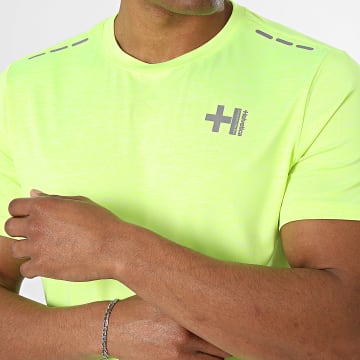 Helvetica - T-Shirt Usain 12 Amarelo Fluo