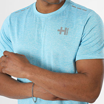 Helvetica - T-Shirt Usain 12 Blu Mélange