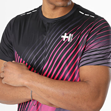 Helvetica - T-Shirt Dyso 12 Preto Rosa Violeta