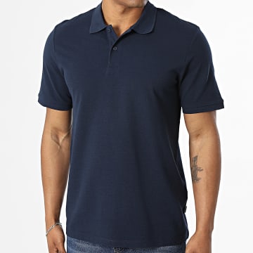 Jack And Jones - Polo Manches Courtes Kane Bleu Marine