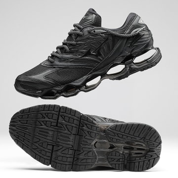 Mizuno - Baskets Wave Prophecy LS D1GA3337 Black x Superlaced