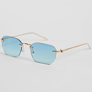 Classic Series - Lunettes De Soleil 858 Bleu Doré
