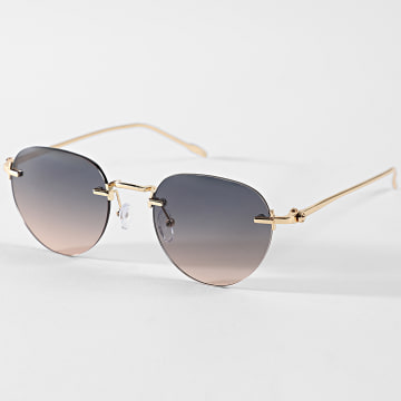 Classic Series - Zonnebril 859 Goud Zwart Bruin Verloop