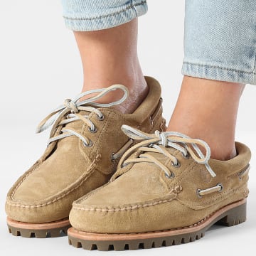 Timberland - Chaussures Bateau Femme Authentic A2GNV Medium Beige Suede