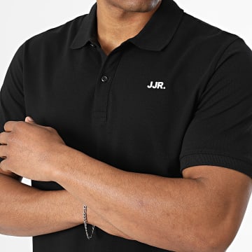 JJ Rebel - Polo Manches Courtes Logo Noir