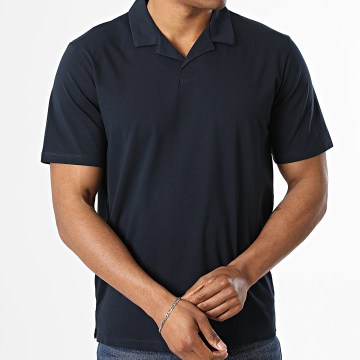 Jack And Jones - Polo Manches Courtes Resort Bleu Marine