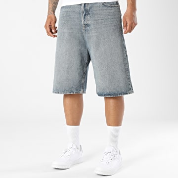 Jack And Jones - Calção Calça jean Baggy Fit Ron Original Azul Denim