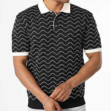 Mackten - Short Sleeve Polo 358 Black Light Beige