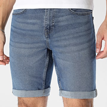 Only And Sons - Calção Jean Regular Ply Azul Denim