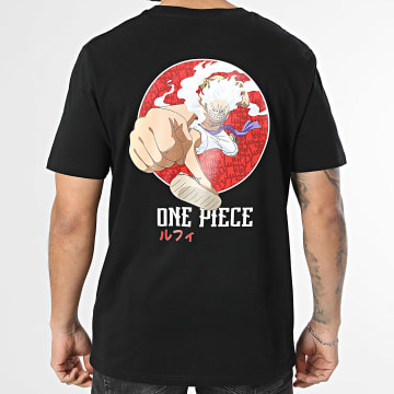 One Piece - Tee Shirt Oversize Action Luffy Noir