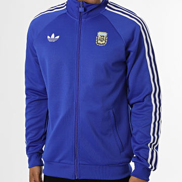 Adidas Originals - Veste Zippée 3 Stripes Argentine Originals JZ6305 Bleu Roi