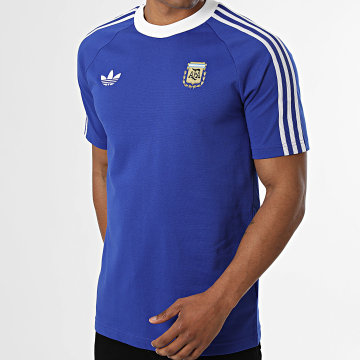 Adidas Originals - Tee Shirt 3 Stripes Argentine Originals JZ6307 Bleu Roi