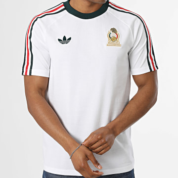Adidas Originals - Tee Shirt 3 Stripes Mexique Originals JZ6483 Blanc