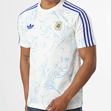 Adidas Originals - Tee Shirt 3 Stripes Argentine Originals KF0323 Beige Clair