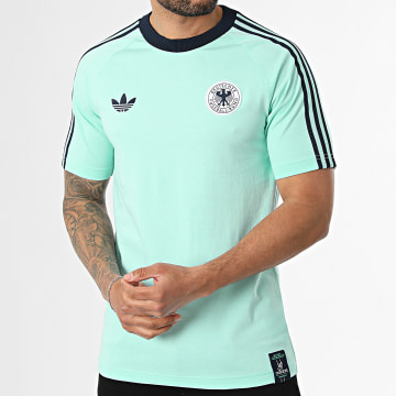 Adidas Originals - Tee Shirt 3 Stripes Allemagne Originals KE2928 Turquoise