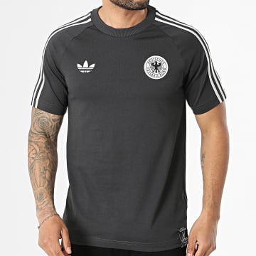 Adidas Originals - Tee Shirt 3 Stripes Allemagne Originals KG5097 Gris Anthracite