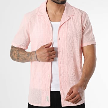 Blend - Camisa Manga Corta A Cuadros Estival Barny 20720751 Rosa