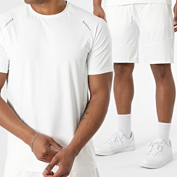 Classic Series - Ensemble Tee Shirt Et Short Jogging 507 Blanc