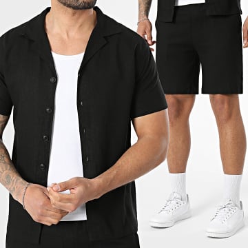 Classic Series - Conjunto Camisa Manga Corta Y Pantalón Corto de chándal 526 Negro