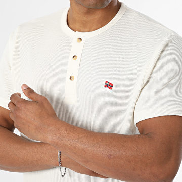 Geographical Norway - T-Shirt Jwaffle Hellbeige