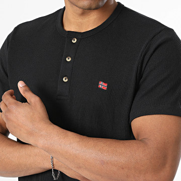 Geographical Norway - T-Shirt Jwaffle Schwarz