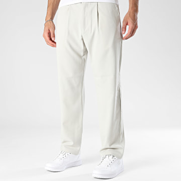 KZR - Pantalón A Plis 221 Beige Claro
