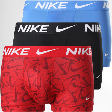 Nike - Pack di 3 Boxer Dri-FIT Essential Micro KE1156 Rosso Blu Nero