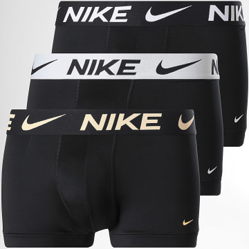 Nike - Pack di 3 Boxer Dri-FIT Essential Micro KE1156 Nero Grigio Chiaro Arancione