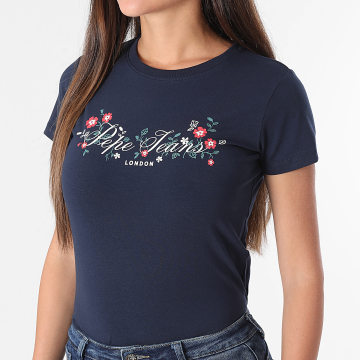 Pepe Jeans - T-Shirts Woman Seasonal Floral PL5000184 Navy Blue