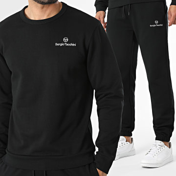 Sergio Tacchini - Completo di Felpa Nawala 025 Input Fleece 41074 41117 Nero