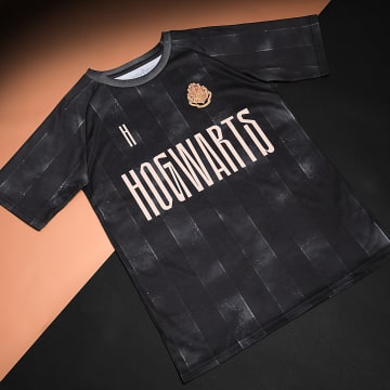 Harry Potter - Maillot Collector Jersey A Rayures Harry Potter 07 Noir Gris Anthracite