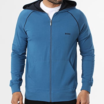 BOSS - Sudadera con Capucha Cremallera Mix And Match 50515313 Azul