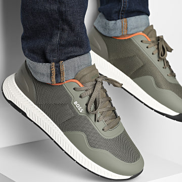 BOSS - Baskets Titanium Runn 50563962 Dark Green