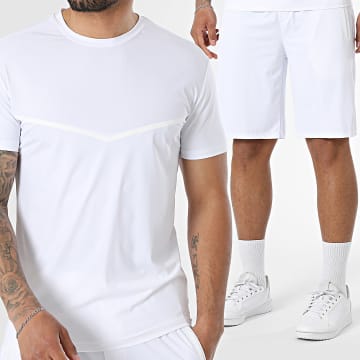 Classic Series - Conjunto Camiseta Y Pantalón Corto de chándal 72A Blanco