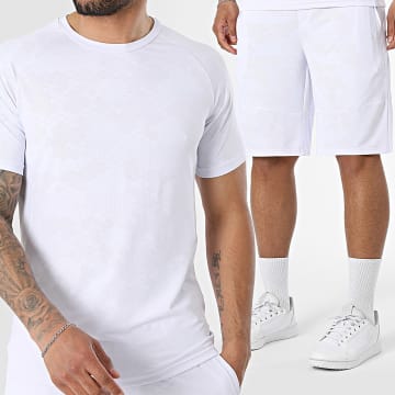 Classic Series - Conjunto Camiseta Y Pantalón Corto de chándal 70A Blanco