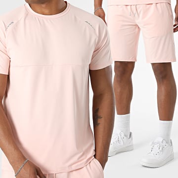 Classic Series - Ensemble Tee Shirt Et Short Jogging 509 Rose