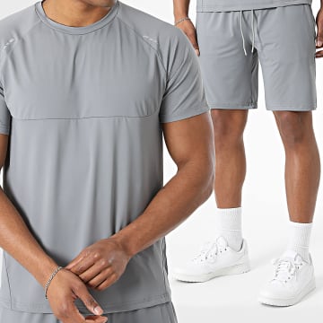 Classic Series - Ensemble Tee Shirt Et Short Jogging 509 Gris Anthracite