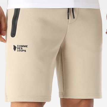 Comme Des Loups - Pantalón Corto de chándal Everest Beige