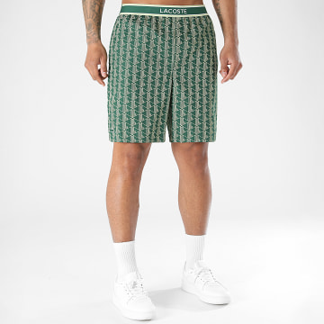 Lacoste - Short Jogging The Blend Vert Foncé Vert Clair
