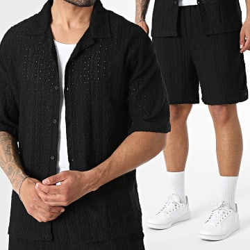 MTX - Ensemble Chemise Manches Courtes Et Short Jogging 141 Noir
