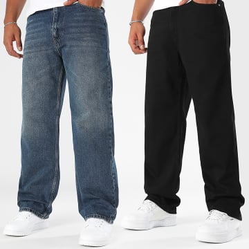 LBO - Lot De 2 Jeans Baggy Large 3883 3441 Bleu Brut Noir