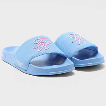 Tommy Hilfiger - Tommy Hilfiger Claquettes Embroidery Pool Slide 5858 Blau Spell