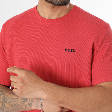 BOSS - T-Shirt Waffle 50535891 Vermelho