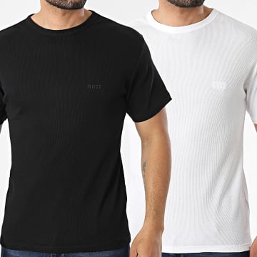 BOSS - Pack of 2 T-Shirts Rib 50563886 White Black