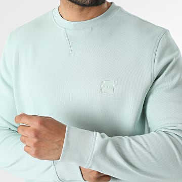 BOSS - Camisola com Capuz Crewneck Westart 50509323 Verde Claro