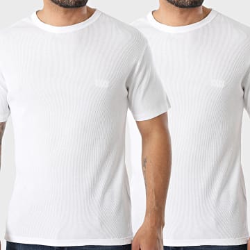 BOSS - Pack de 2 Camisetas Rib 50563886 Blanco
