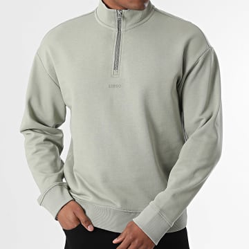 HUGO - Sudadera con cuello alto con cremallera Durty 244 50525881 Verde