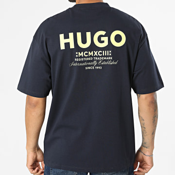 Hugo Blue - Tee Shirt Oversize Nalono 50509776 Bleu Marine